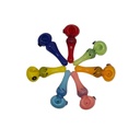 4 Inch Cone Body Lollipop Soft Glass Handpipe - 1019M