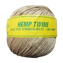Polished Hemp Twine Ball - 400ft - 48lb