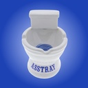 The Asstray - Toilet Shaped Ceramic Ashtray