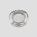 Round Multi Faceted Old Fashioned Glass Crystal Ashtray
