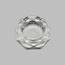 Cenicero de Cristal de Vidrio Facetado Estrella de Anís