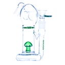 Hoss Glass Stemless Ash Catcher with Inverted Showerhead Diffuser Y306