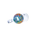 Dôme de renversement de couleur Hoss Glass avec joint femelle, étiquette Platinum YX32-C