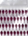Ice Cream Cones 1x1 Inch Plastic Baggies 100 pcs.