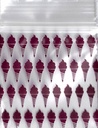 Ice Cream Cones 1.25x1.25 Inch Plastic Baggies 1000 pcs.