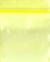 Yellow 1.5x1.5 Inch Plastic Baggies 100 pcs.