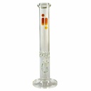 16 Inch Infyniti Glass Tube Bong with Ice Pinch - Clear