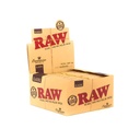 Papier à rouler Raw Classic King Size Slim Connoisseur 110mm avec boîte de filtres (24 paquets)