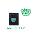 Sacs noirs Smelly Proof XSmall de 4 mil, 5 x 4,5 pouces.