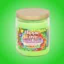 Bougie exterminatrice d'odeur de fumée - 13 oz - Amour hippie