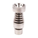 Clou m le sans dôme en titane avec 6 trous de 14mm et 19mm s'adaptant sur une articulation femelle.