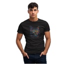 Camiseta de Gato Psicodélico Arcoíris en 3D - Algodón Orgánico, Moda Eco-Amigable, Hecha en Canadá por Sanctum Fashion