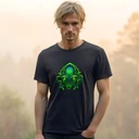 T-Shirt en Coton Biologique Alien Vision par Sanctum Fashion