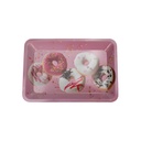 Delightful Donuts - Compact Metal Rolling Tray - 5x7 Inch