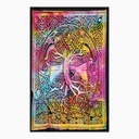 Psychedelic Celtic Knot Tree of Life Tapestry | Tie Dye | 30x40 Inches