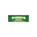 Elements Green Unrefined Plant Rolling Papers 1 1/4 | 50 Leaves Per Pack | Eco-Friendly