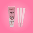 Rozy Pink Cones King Size 3-Pack - Fine European Paper - Pre-Rolled for Convenience