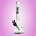 Bong WENEED de 12" Beaker con Diseños Personalizados - Vidrio de Borosilicato de 5mm de Grosor