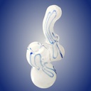 Pipes Slim Sherlock en Verre Coloré avec Designs Artistiques - 5 pouces