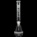 18 Inch 9mm Circuit Beaker Bong with Color Top and Thick Base from Castle Glass