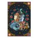 3D Tapestry Celestial Zodiak With Moon And Sun  60x90