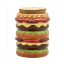 Cheeseburger Ceramic Stash Jar